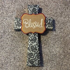 Decorative Cross with Blessed Sign